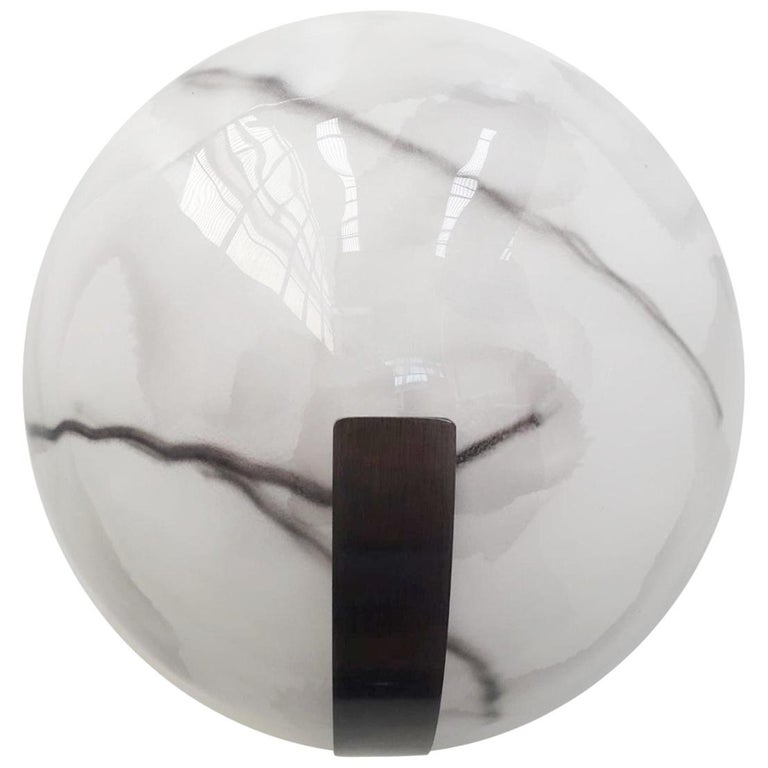 Marbled Glass Sconce by Fabio Ltd - 17 available For Sale