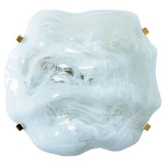 Marmorierte Wave Einbaubeleuchtung von Hillebrand, 1965