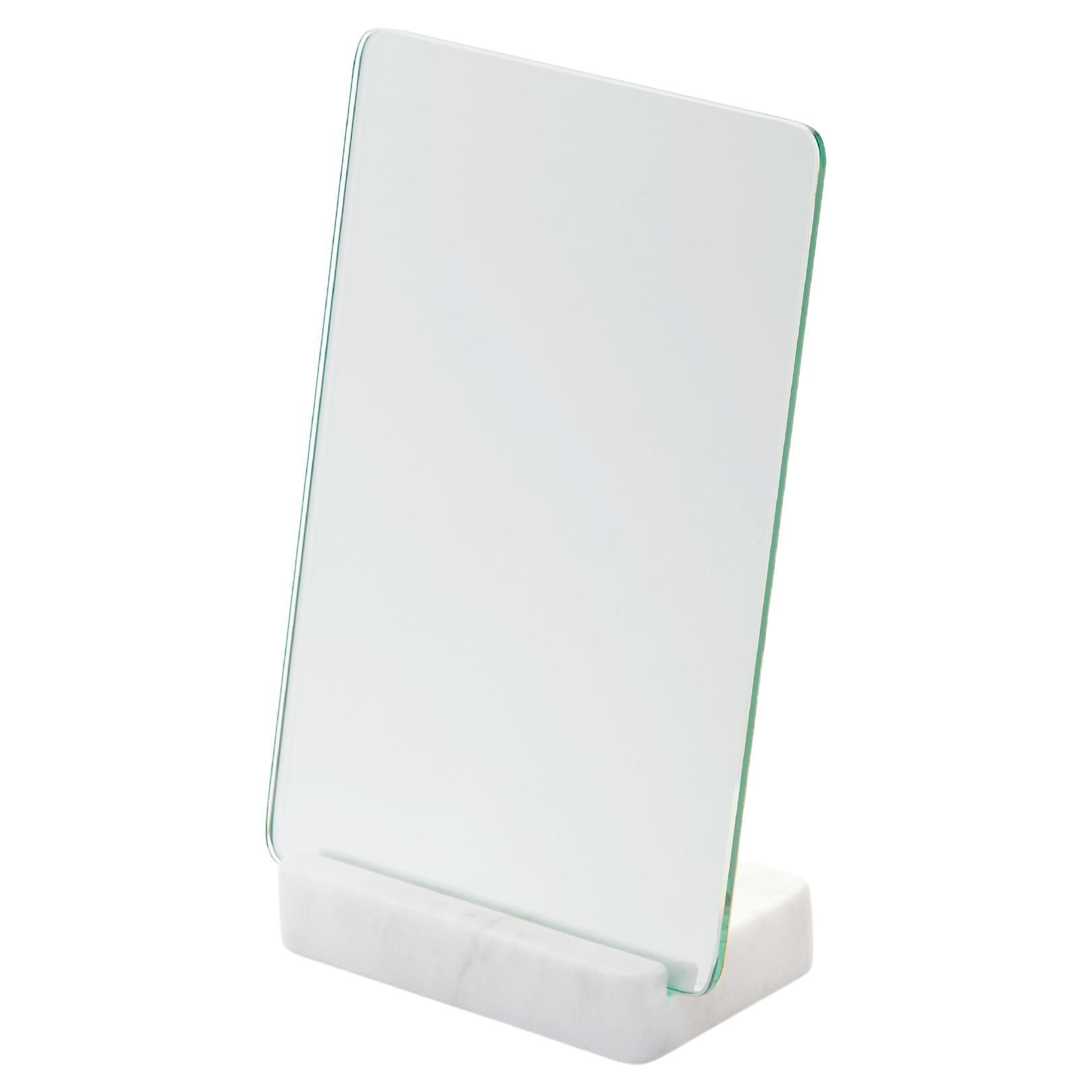 Vanity mirror, Carrara Marble Mirror by Aparentment "Marblelous Mirror"
