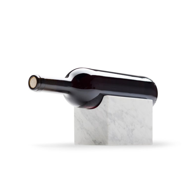 “Marblelous Wine Holder” Minimalist Marble Wine Holder by Aparentment