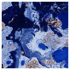 Marbre-Blue Dream-Marble Printed Wallpaper