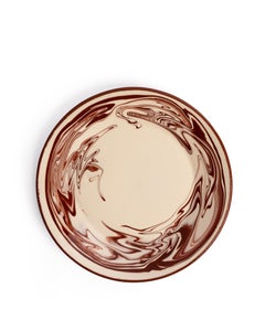 Marbre Dinner Plates, Brown, Marbled, Ceramics, Set of 4