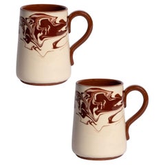 Tazas Marbre, Marrón, Lote de 2