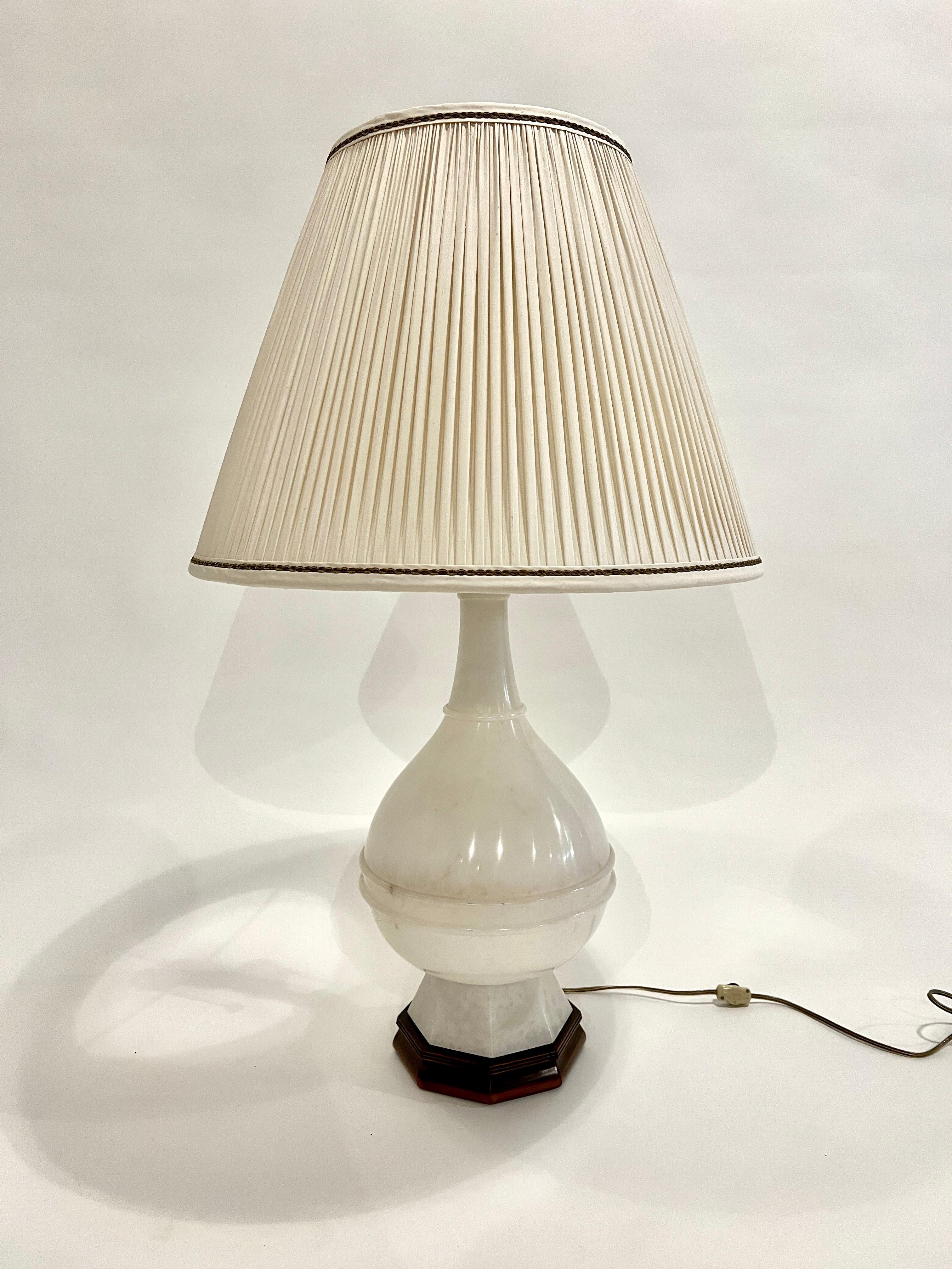 Marbro Alabaster Table Lamp For Sale 1