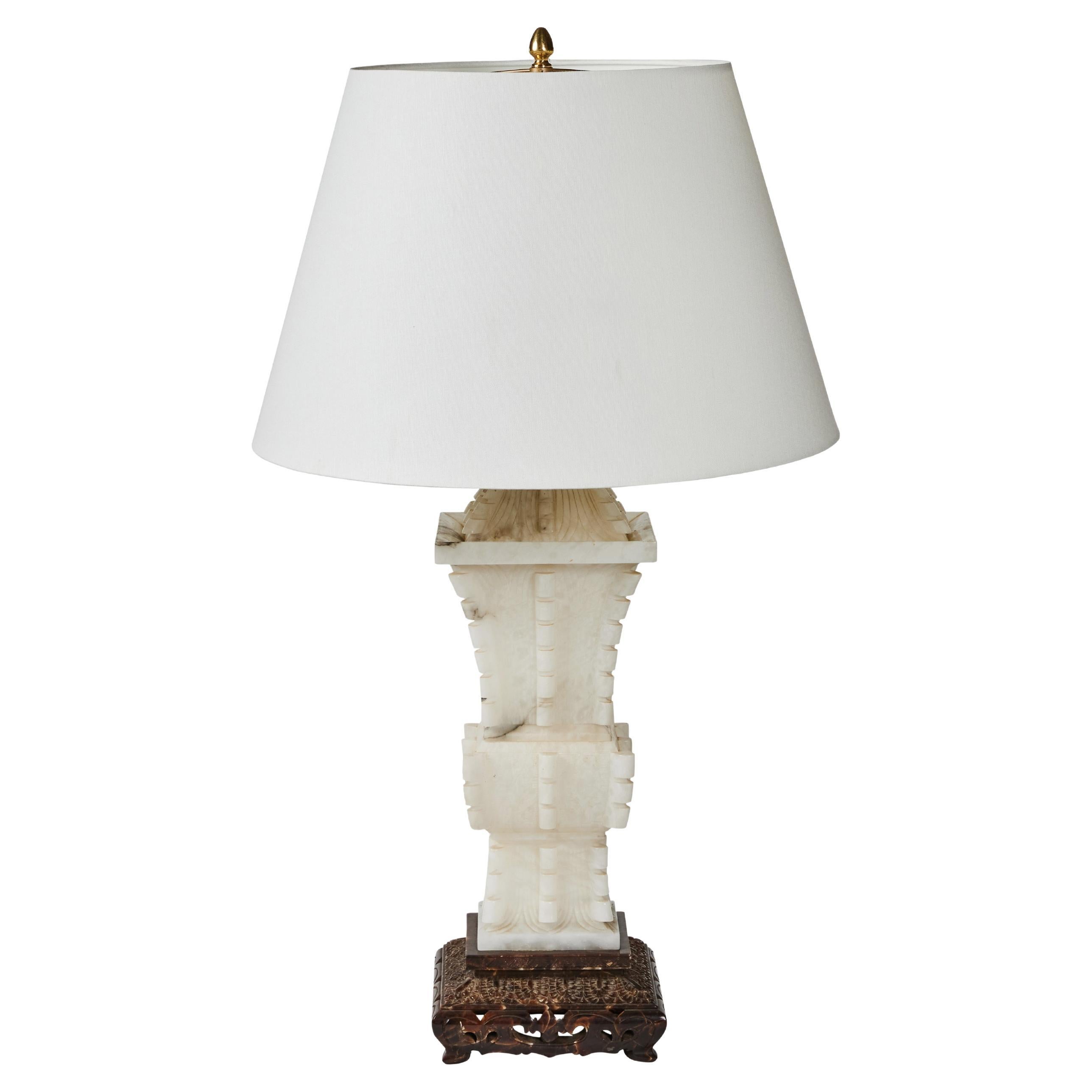 Marbro Company Alabaster Lamp For Sale