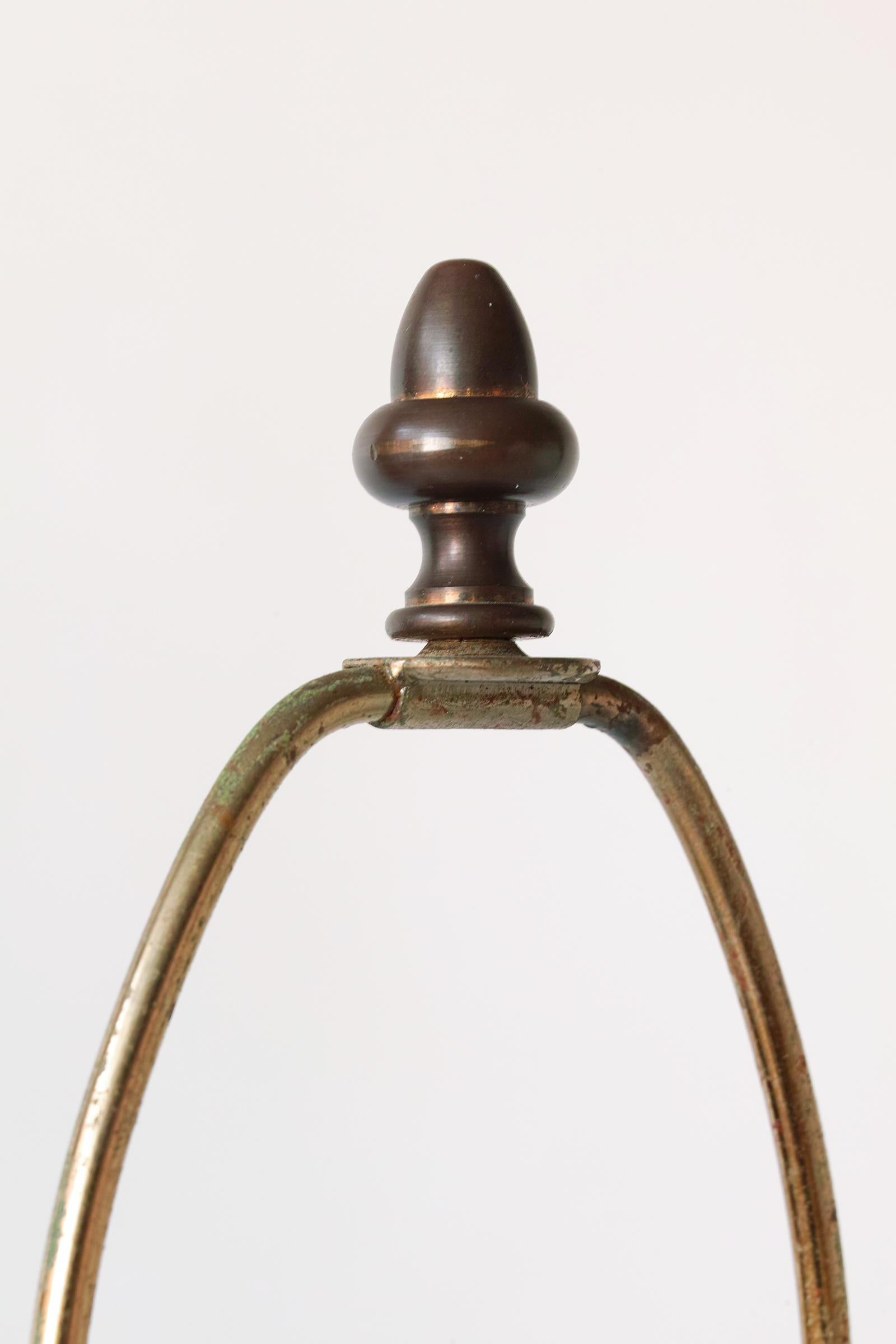 Lampe de table à balustre style chinoiserie dorée Marbro en vente 8