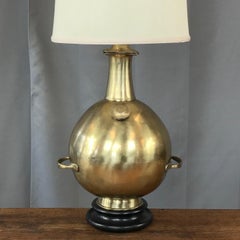 Marbro Monumental Solid Brass “Diving Bell” Table Lamp