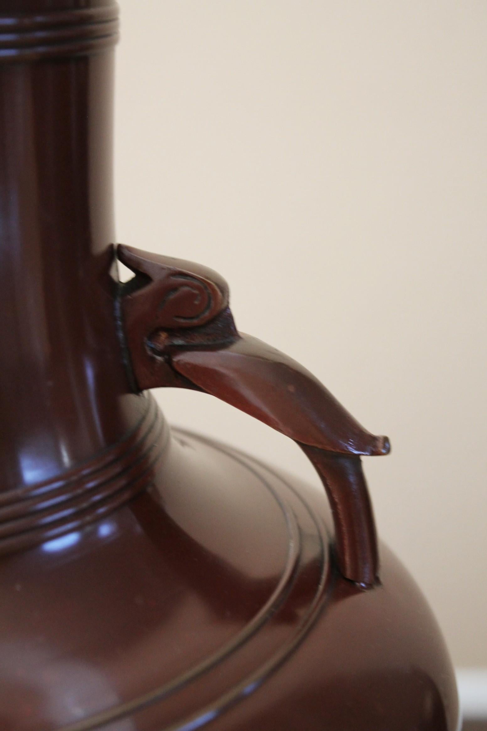 Lampe de table originale de Marbro ! Chocolat au lait Base en bois Brown 1960s Art Deco Minty ! Bon état - En vente à Peoria, AZ