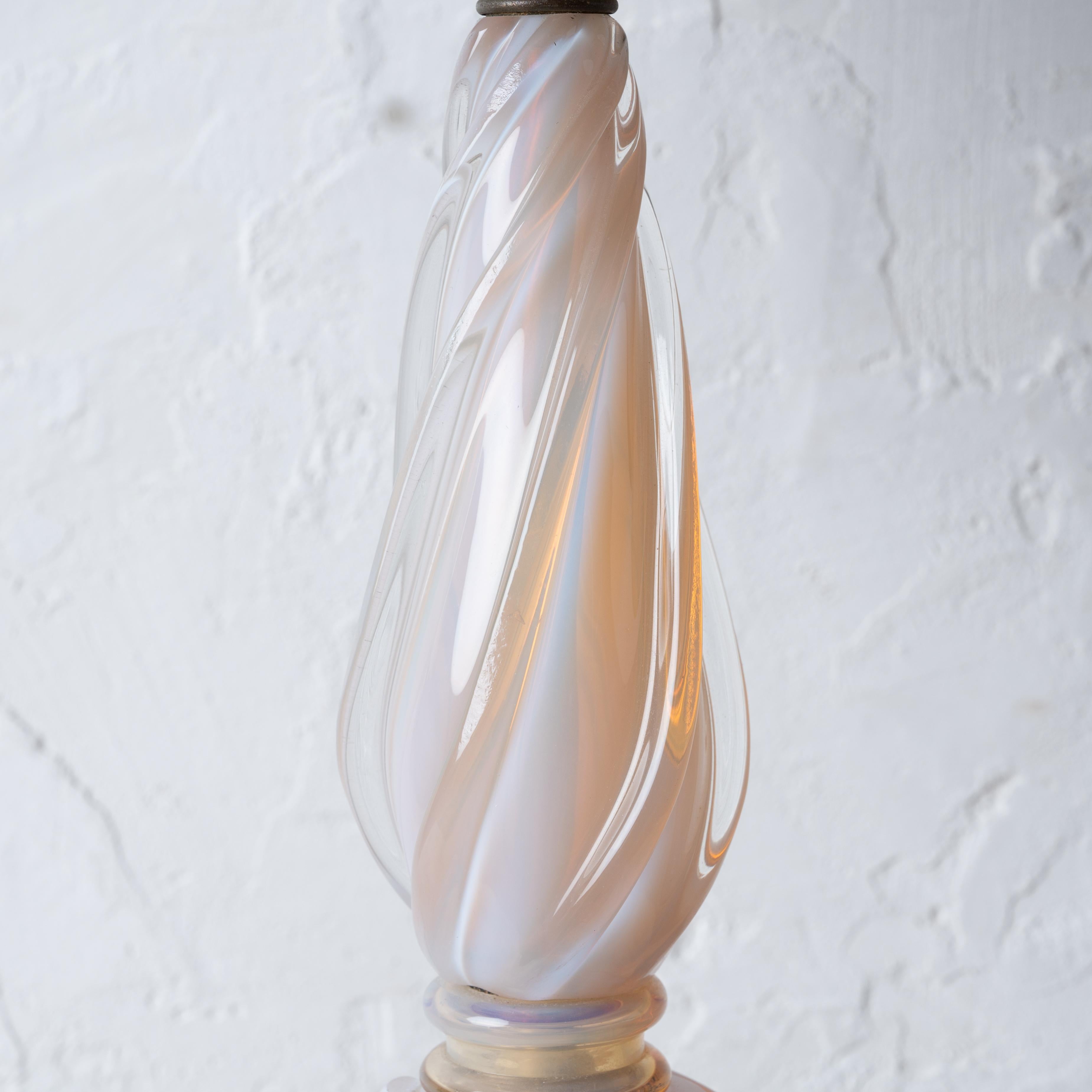 Verre de Murano Lampe en verre Murano Seguso, 1960s en vente