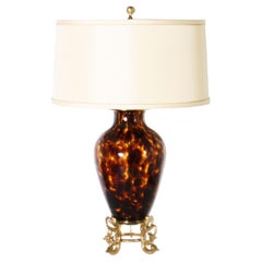 Marbro Tortoise Shell Lamp, circa 1950