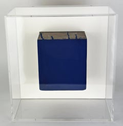 Peinture Bleue 2002 Begian Artist Marc Angeli Monochrom Contemporary