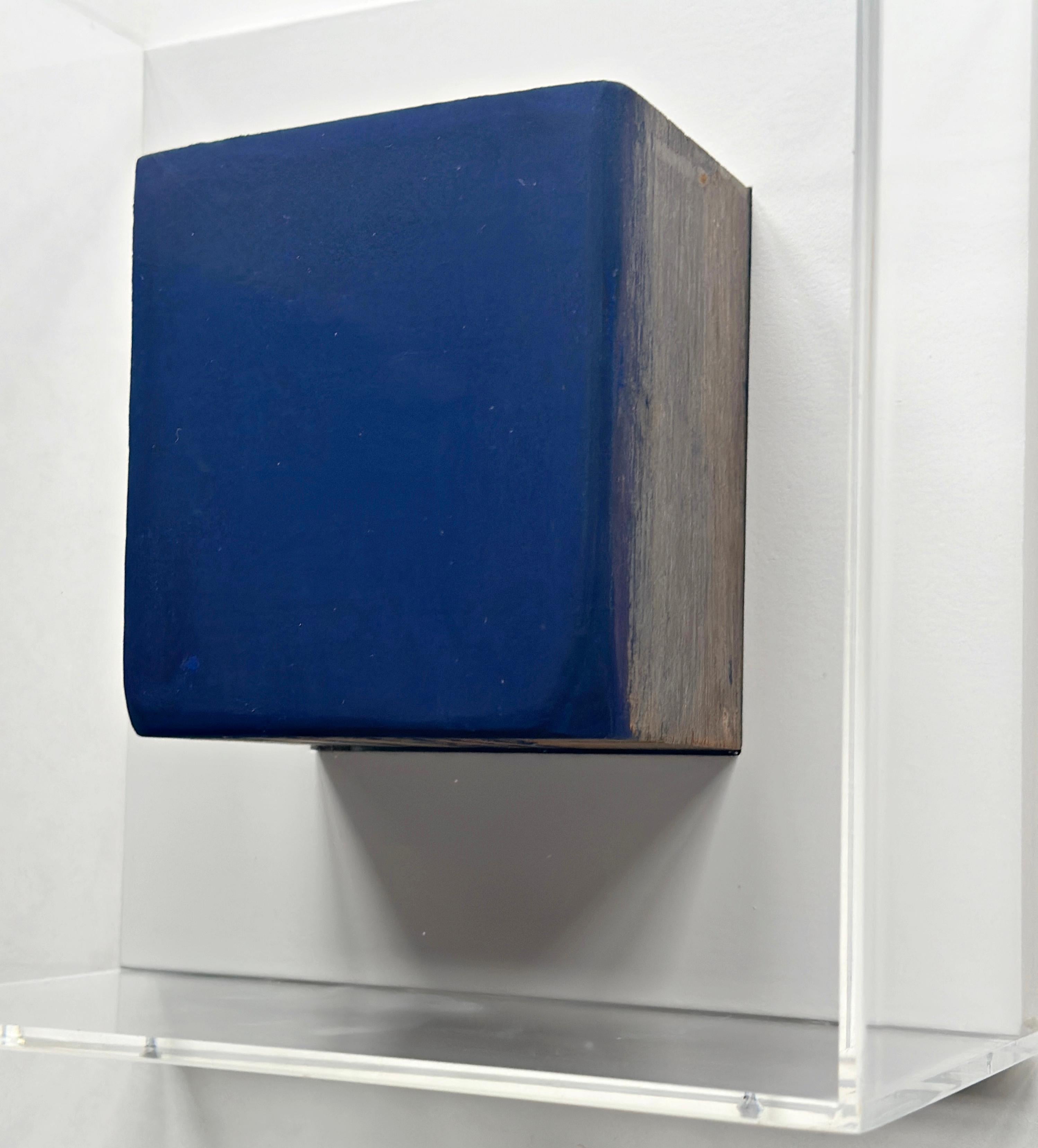 Peinture Bleue 2002 Begian Artist Marc Angeli Monochrom Contemporary For Sale 6