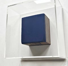 Peinture Bleue 2002 Begian Artista Marc Angeli Monochrom Contemporáneo