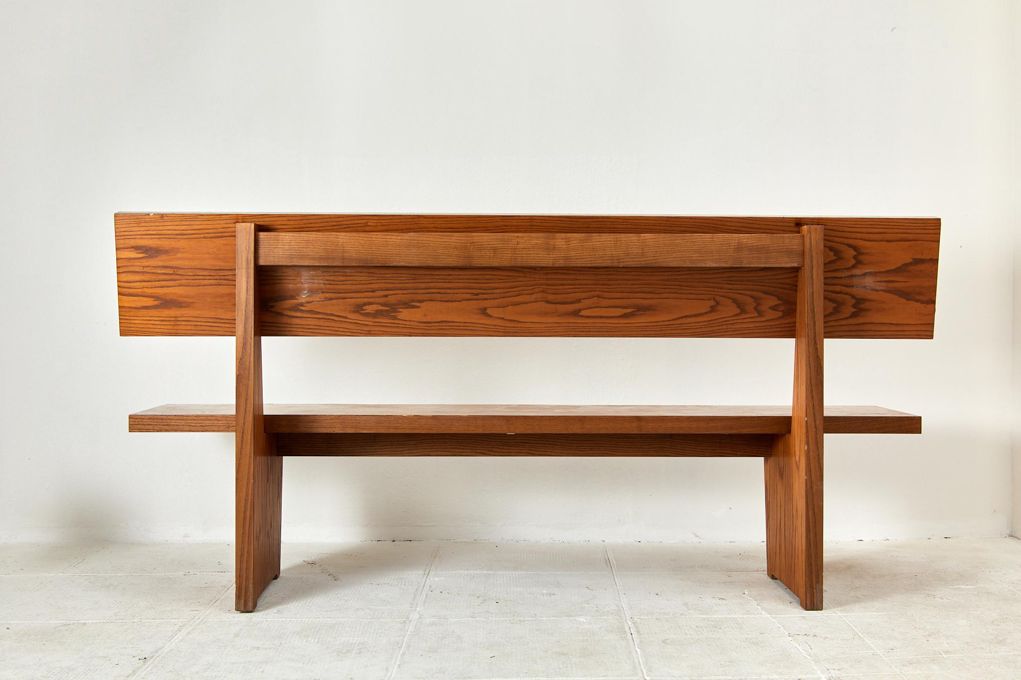 Marc Appel (1925-1985) and Jan Welslau (1922-2012), set of seven benches. For Sale 5