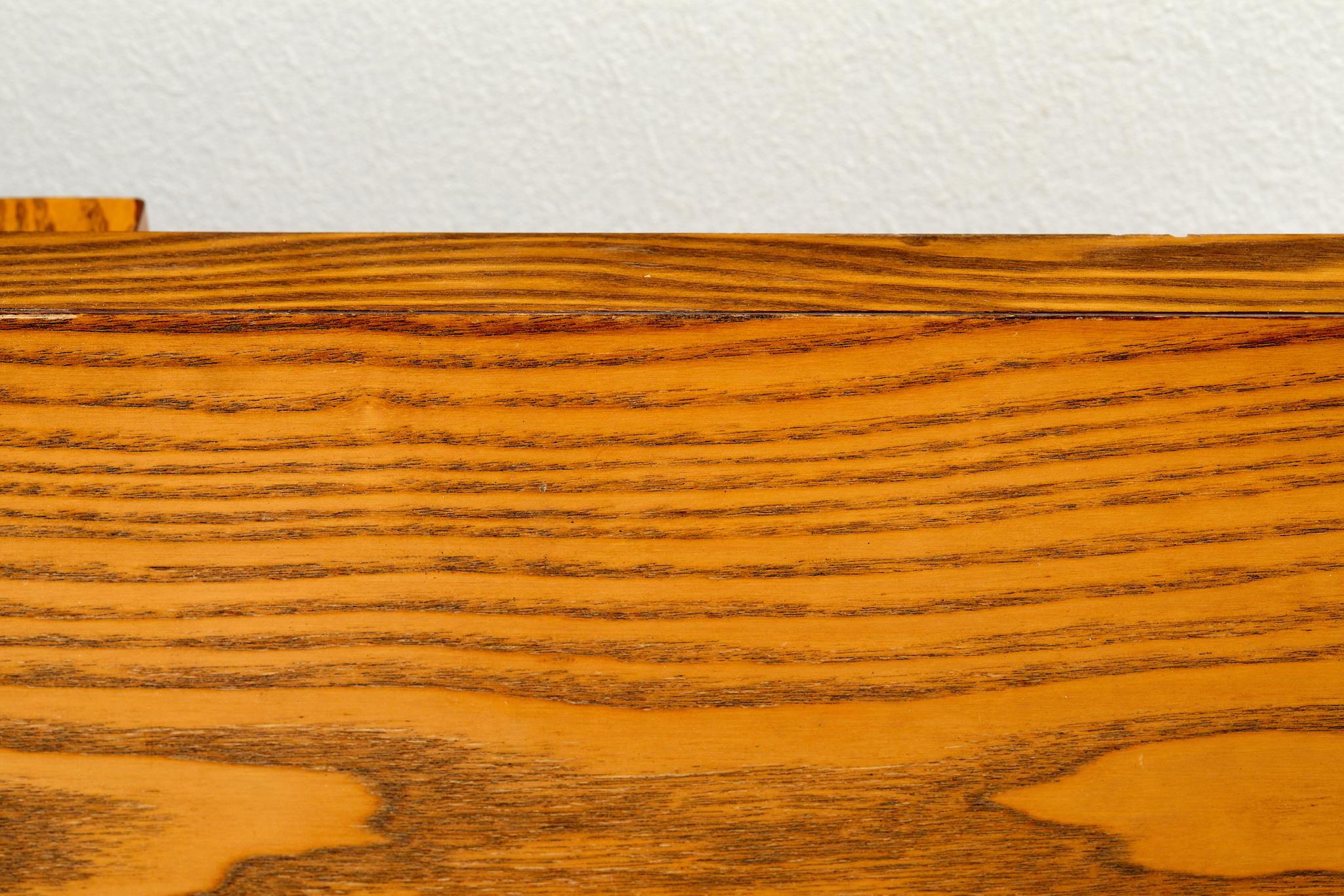 Wood Marc Appel (1925-1985) and Jan Welslau (1922-2012), set of seven benches. For Sale