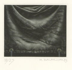 Marc Balakjian (1940-2017) - Signed 1983 Mezzotint, Fabric Study