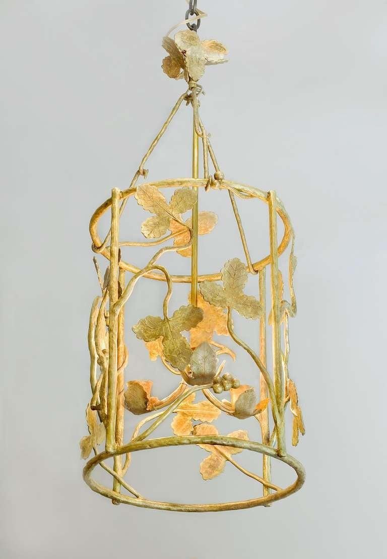 Polished Marc Bankowsky, Feuilles de Vigne, Lantern, France, 2010 For Sale