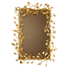Marc Bankowsky, Le Printemps, Bronzespiegel mit Blumenmotiv, Frankreich, 2023