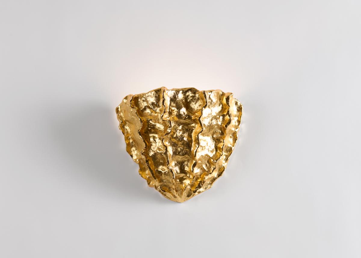 Marc Bankowsky, Méduse, Paar Wandleuchter aus vergoldeter Bronze, Frankreich, 2019 im Zustand „Hervorragend“ im Angebot in New York, NY