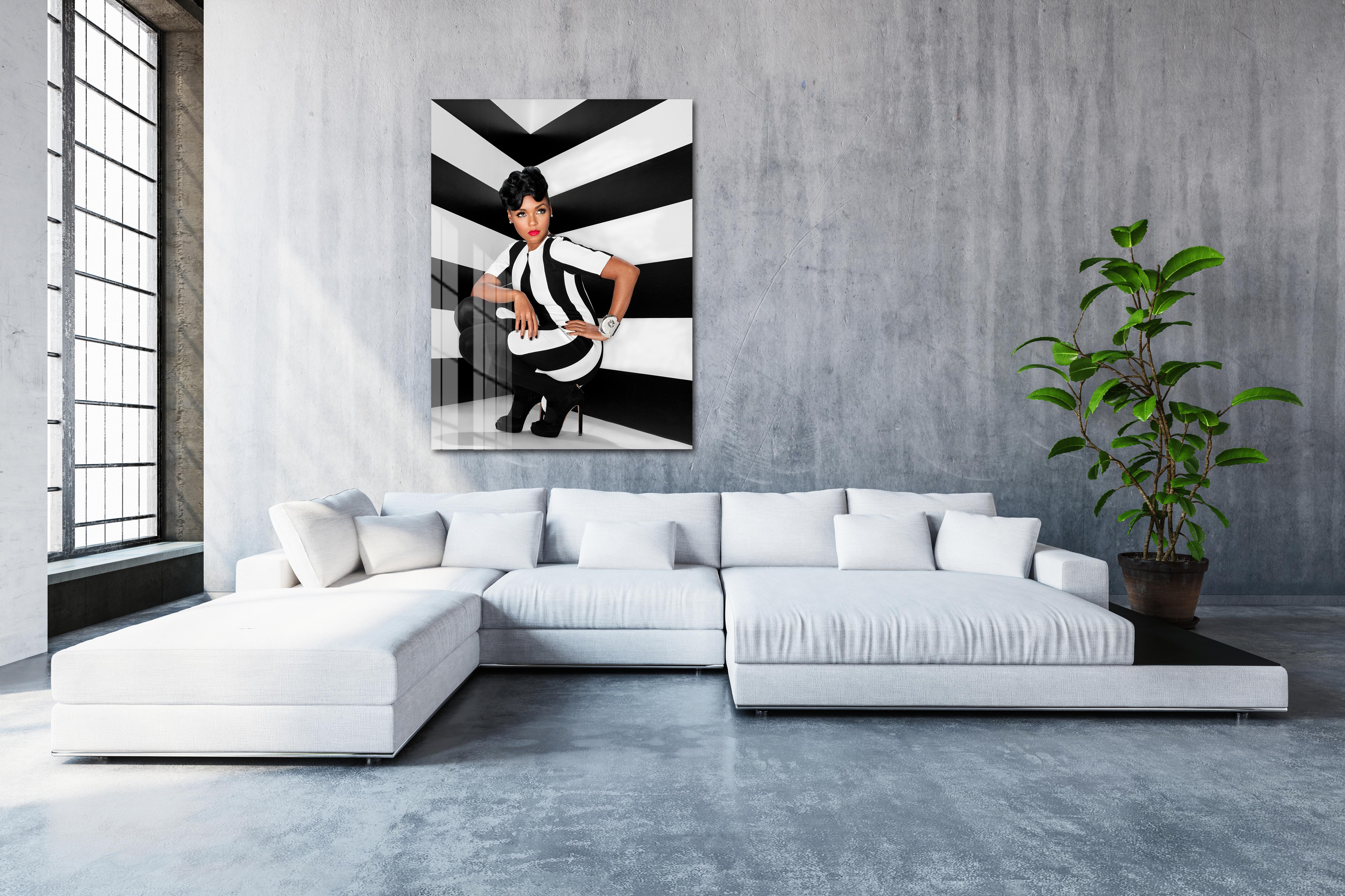 Acryl & Dibond Marc Baptiste: Porträt der modernen Kunst des 21. Jahrhunderts im Angebot 1