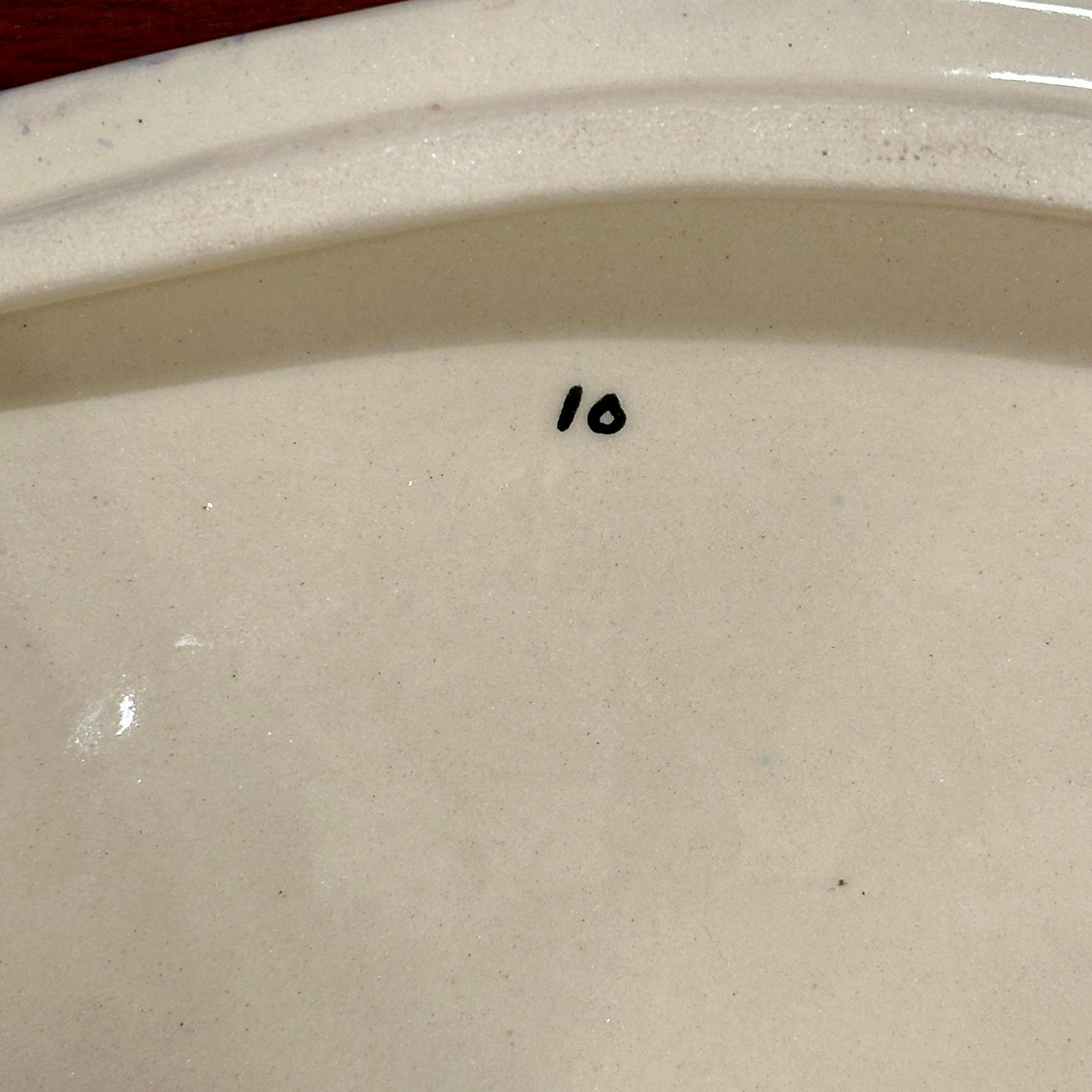 Marc Bellaire Balinese Ceramic Covered Dish California ca 1950s For Sale 1