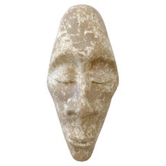 Marc Bellaire California Ceramic Native Head Wall Sculpture, Ca 1950s