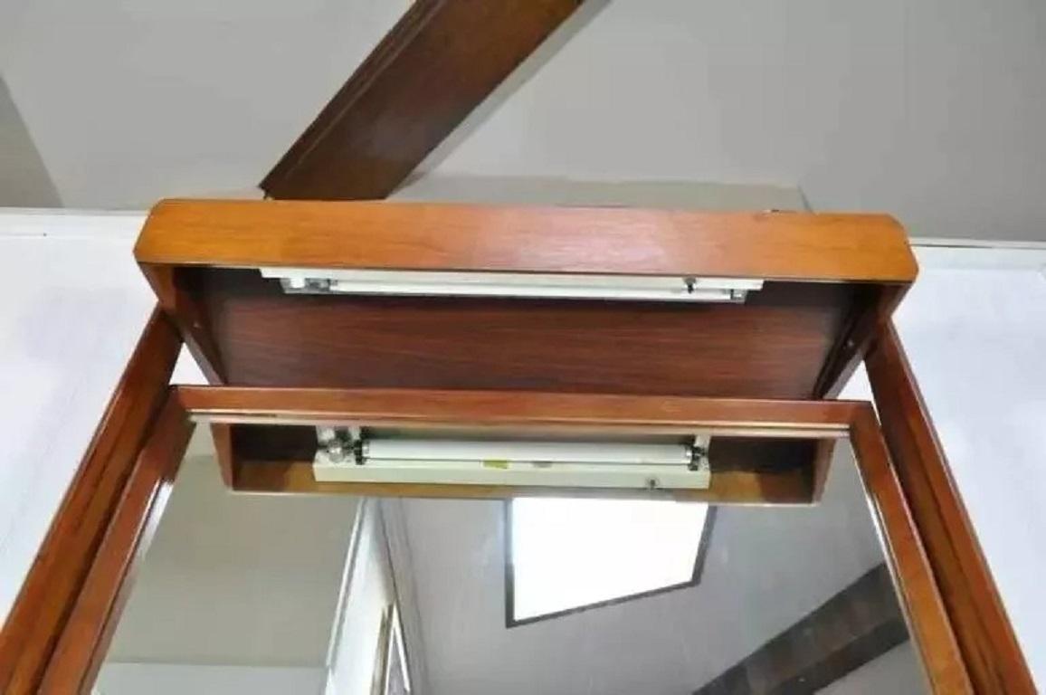 Inconnu Marc Berge Grosfeld House Mid Century Danish Modern Walnut Full Length Mirror (miroir pleine longueur en noyer) en vente