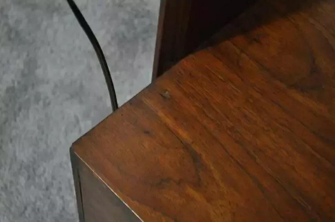 Verre Marc Berge Grosfeld House Mid Century Danish Modern Walnut Full Length Mirror (miroir pleine longueur en noyer) en vente