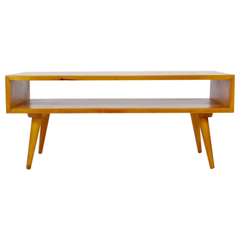 Paul McCobb Planner Group Black Bench, Coffee Table For Sale at 1stDibs