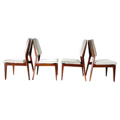 Marc Berge Walnut Dining Chairs for Grosfeld House