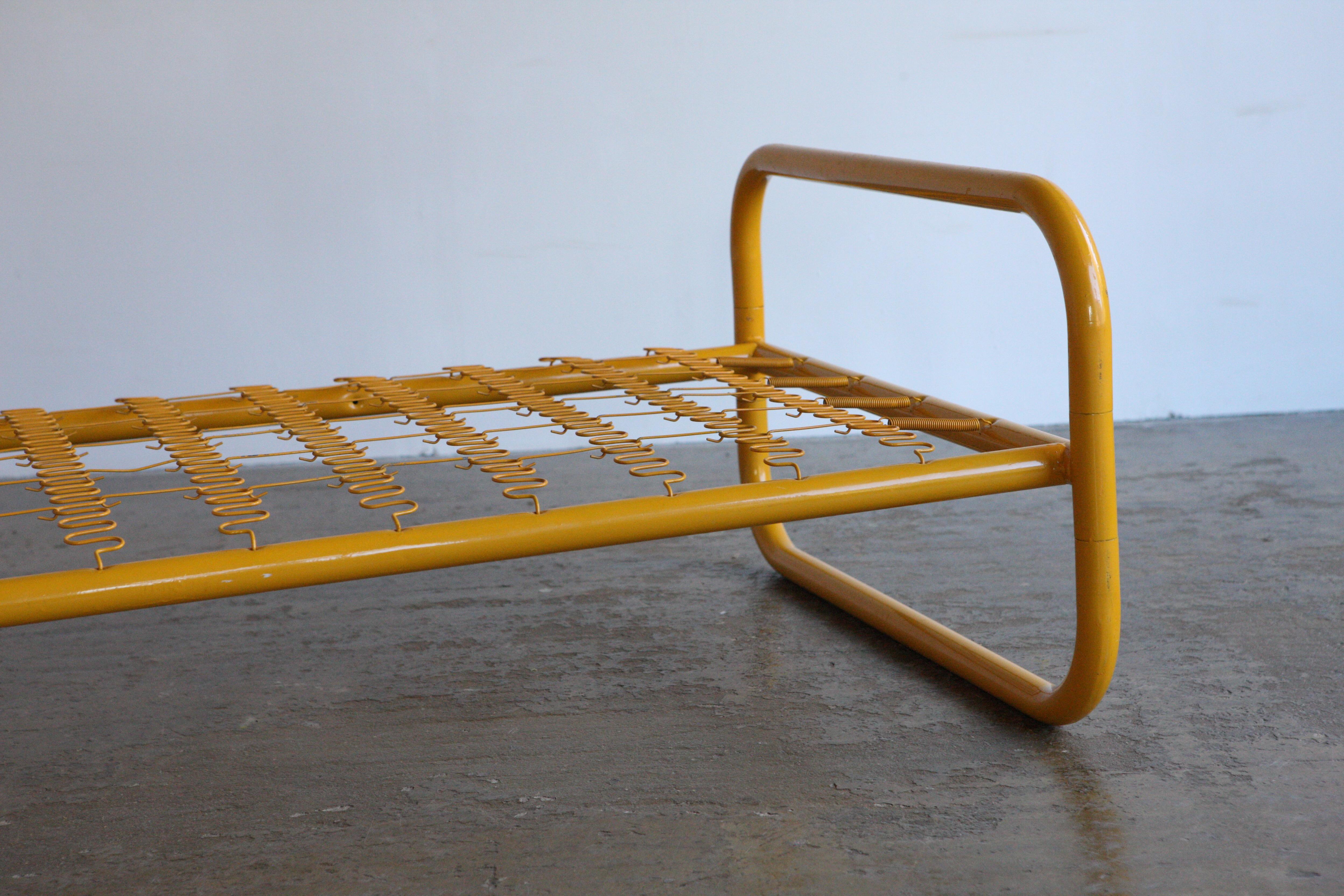Late 20th Century Marc Berthier Single Bed For Sale
