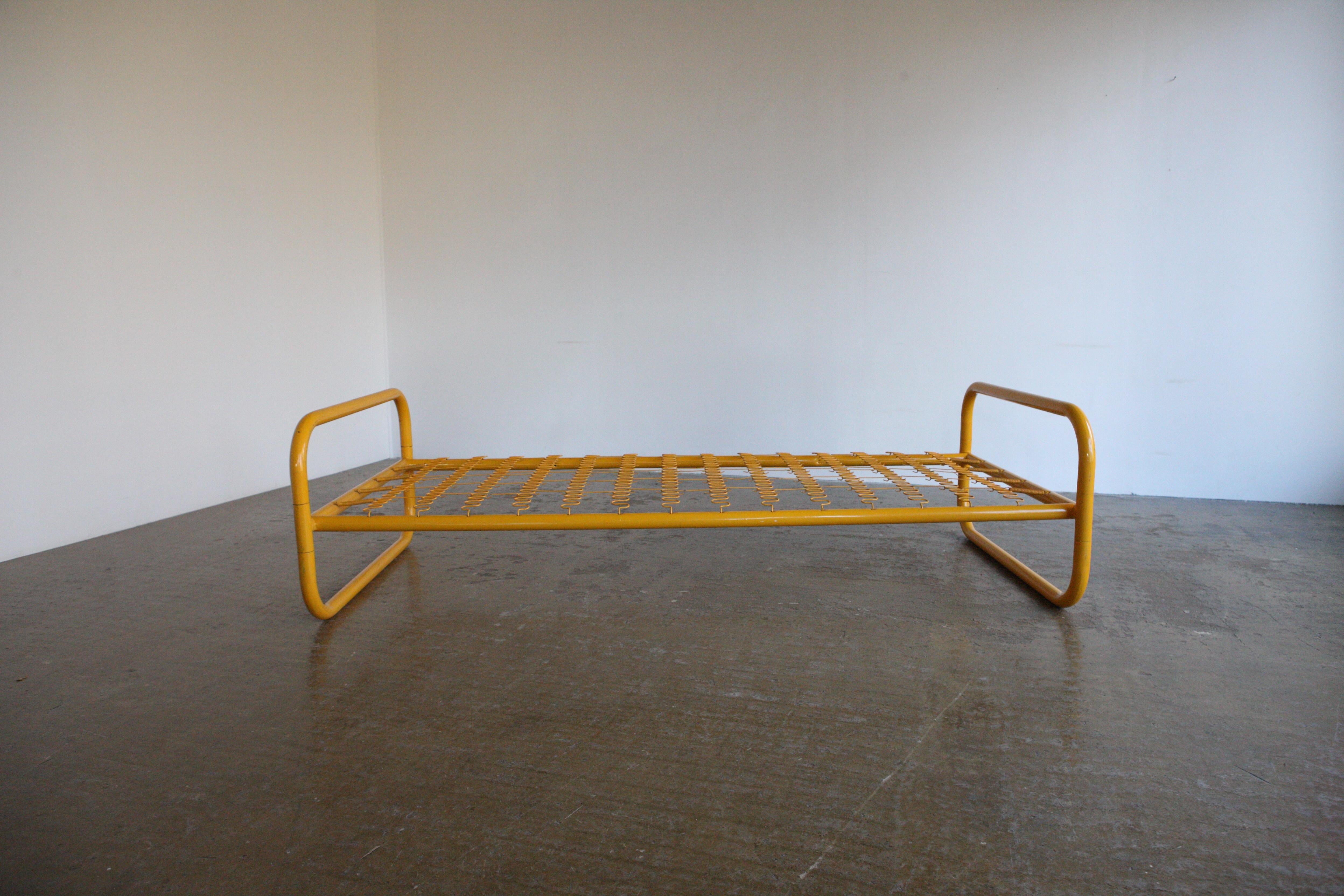 Steel Marc Berthier Single Bed For Sale