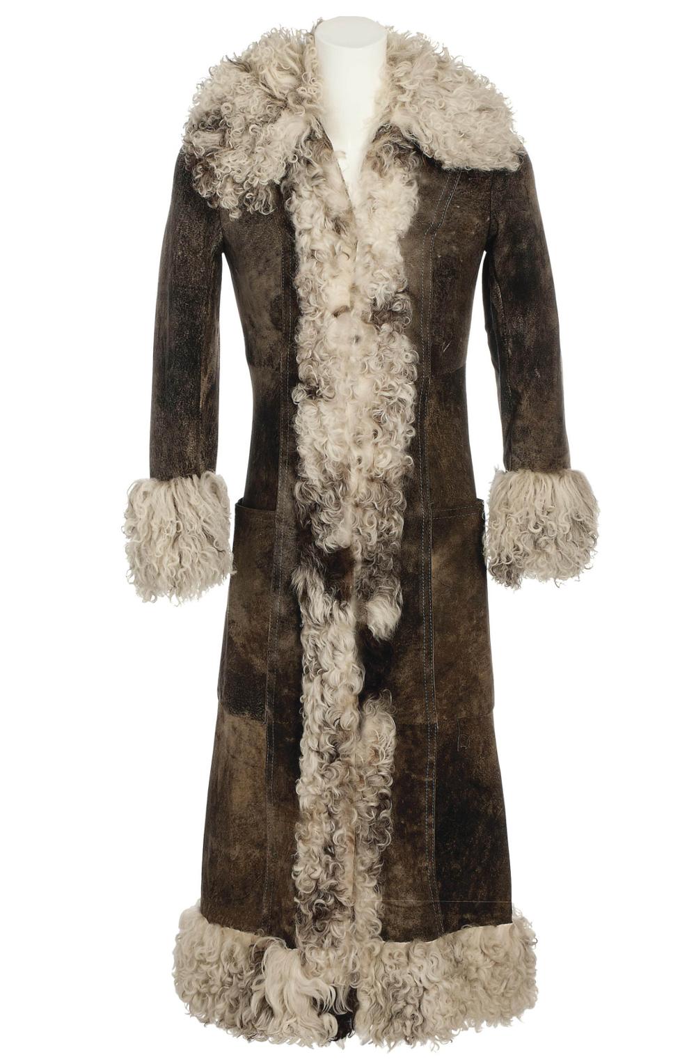 - Your chance to own T. Rex frontman Marc Bolan's personally owned and worn Afghan coat. 

This three-quarter-length Afghan coat features grey patchwork with a pale fleece lining, with hook and eye fastening to the front. 

The coat was owned and
