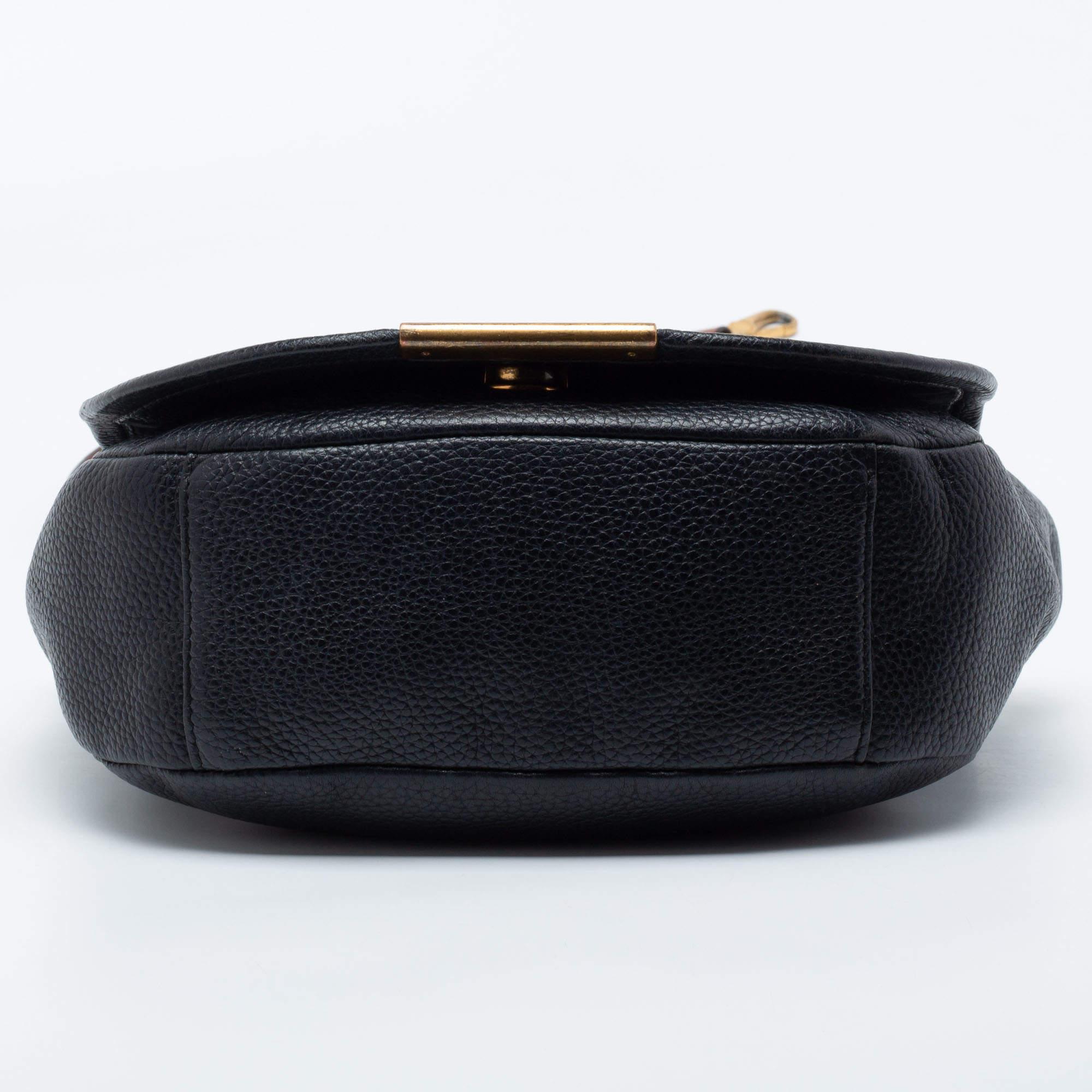 Marc by Marc Jacobs Black /Brown Leather Top Handle Bag 3