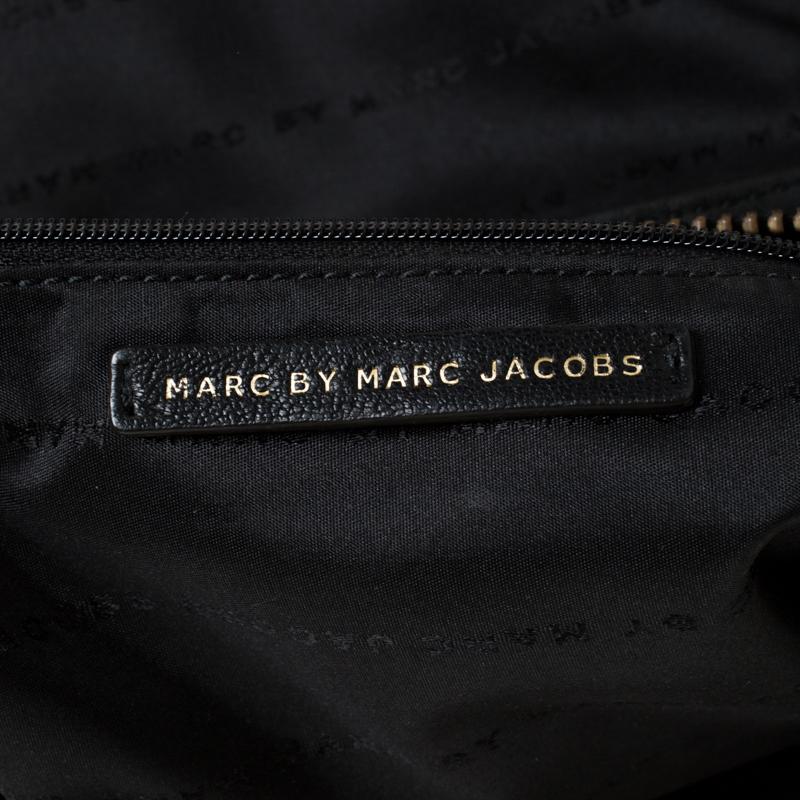 Marc by Marc Jacobs Black Embossed Leather Satchel 2