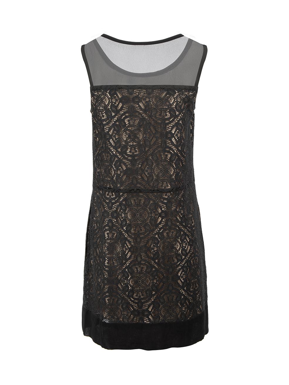 Marc by Marc Jacobs Black Lace Mini Dress Size XS In Good Condition For Sale In London, GB