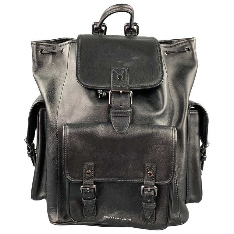 MARC by MARC JACOBS Black Leather Backpack at 1stDibs