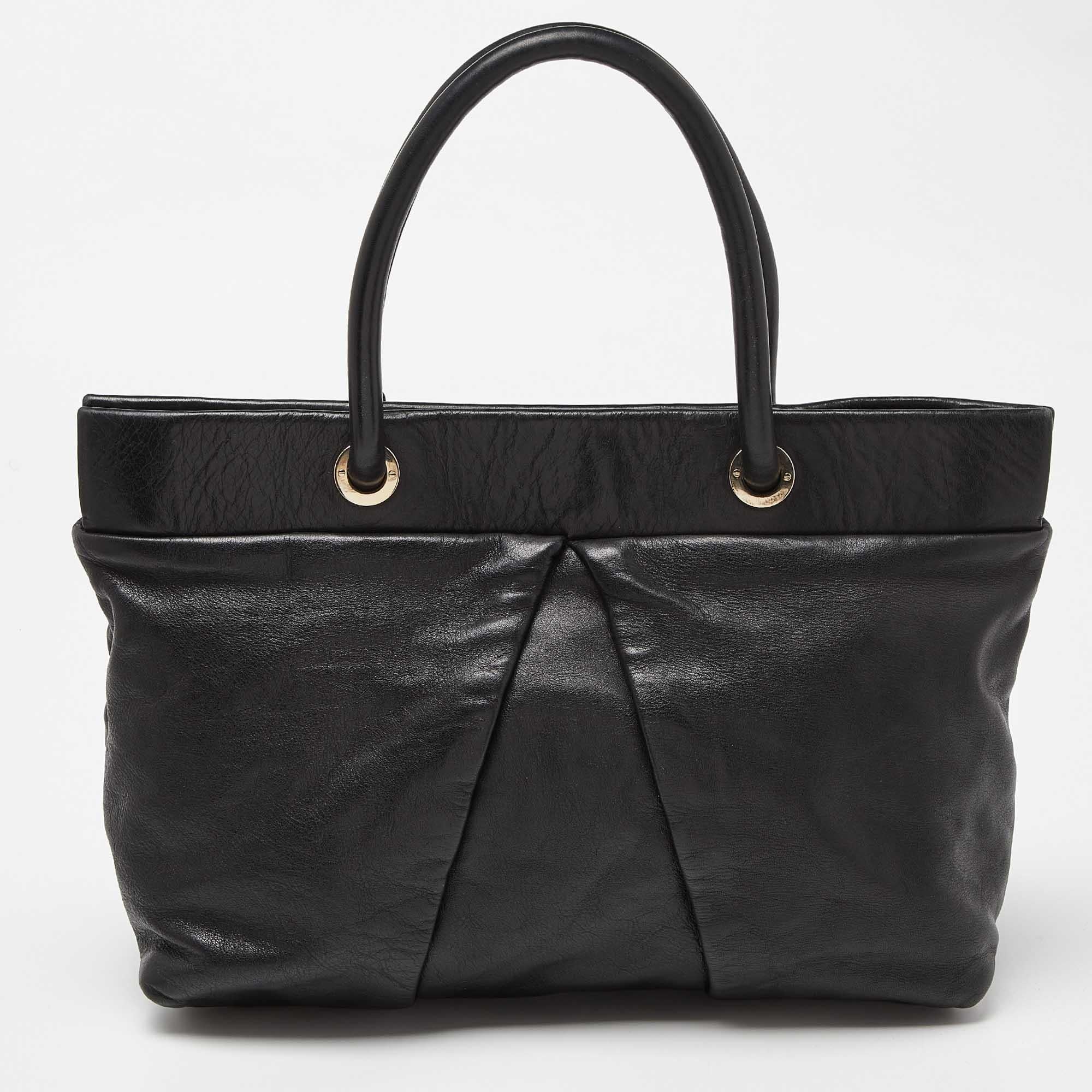 Women's Marc by Marc Jacobs Black Leather Marchive Tote