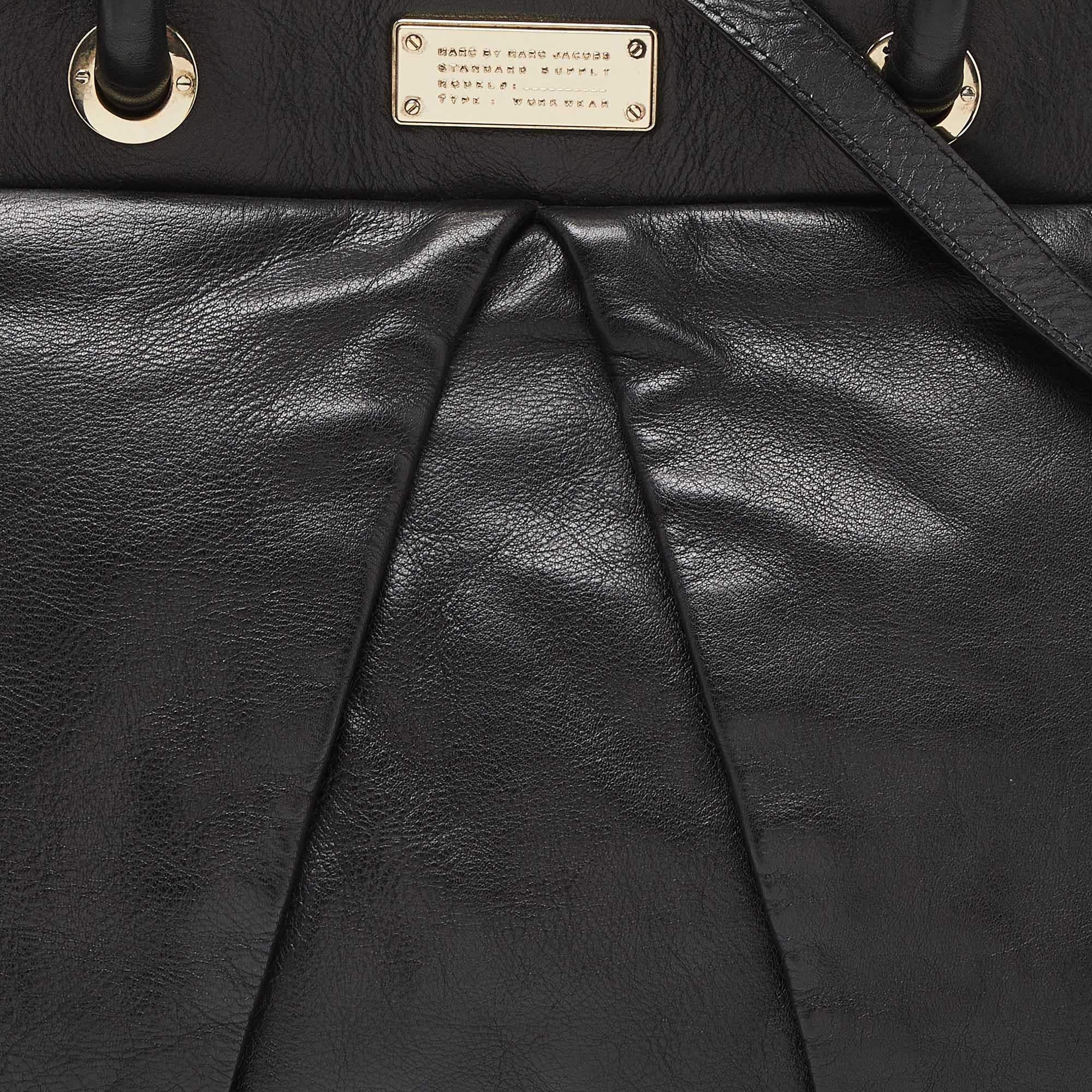 Marc by Marc Jacobs Black Leather Marchive Tote 1