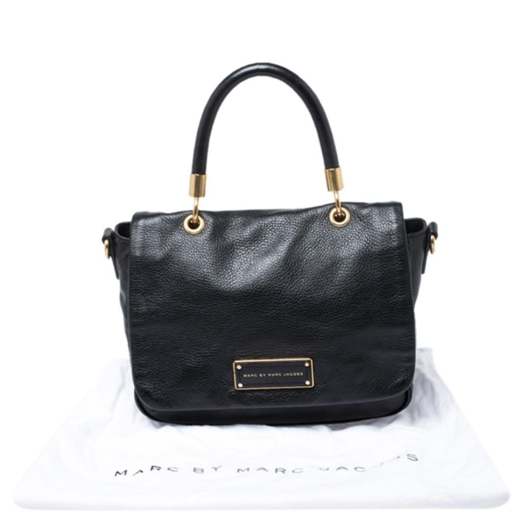 Marc by Marc Jacobs Black Leather Too Hot to Handle Top Handle Bag 4