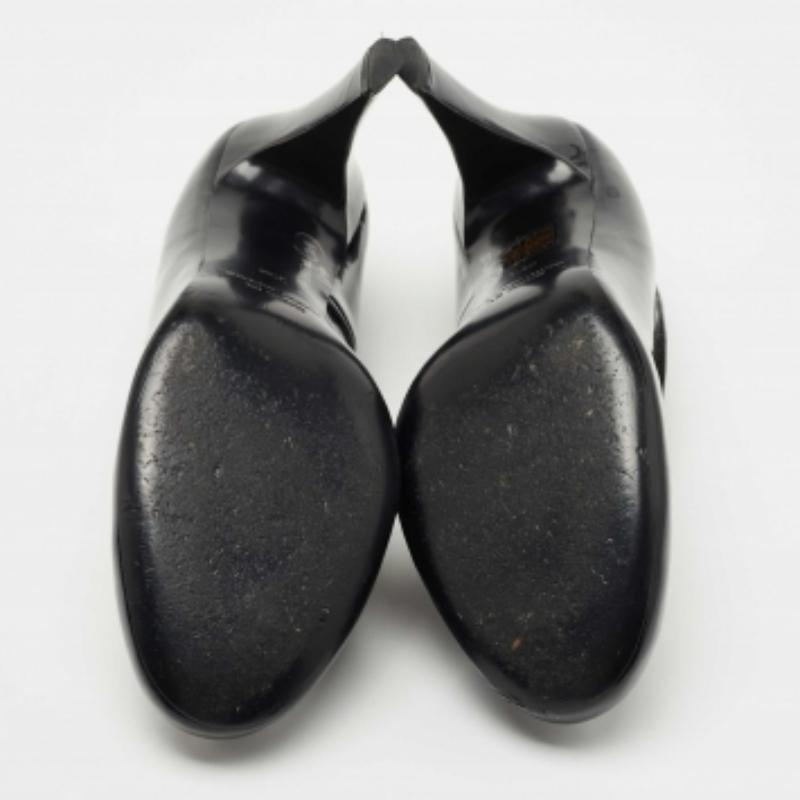 Marc By Marc jacobs - Stivaletti in pelle verniciata nera - Taglia 39,5 in vendita 1