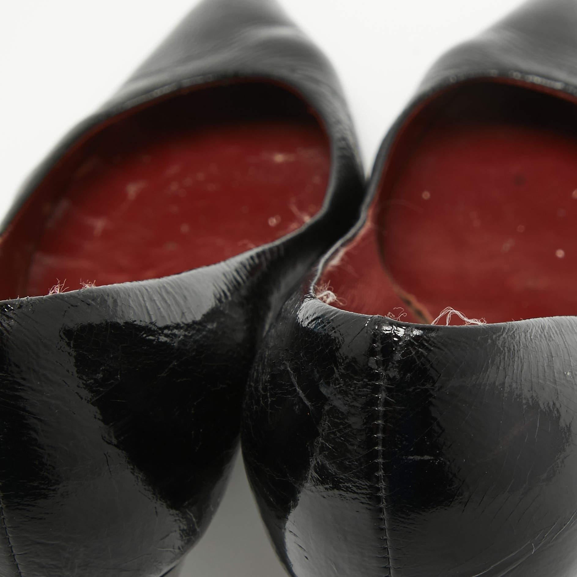 Women's Marc by Marc Jacobs Black Patent Leather Pumps Size 38 For Sale