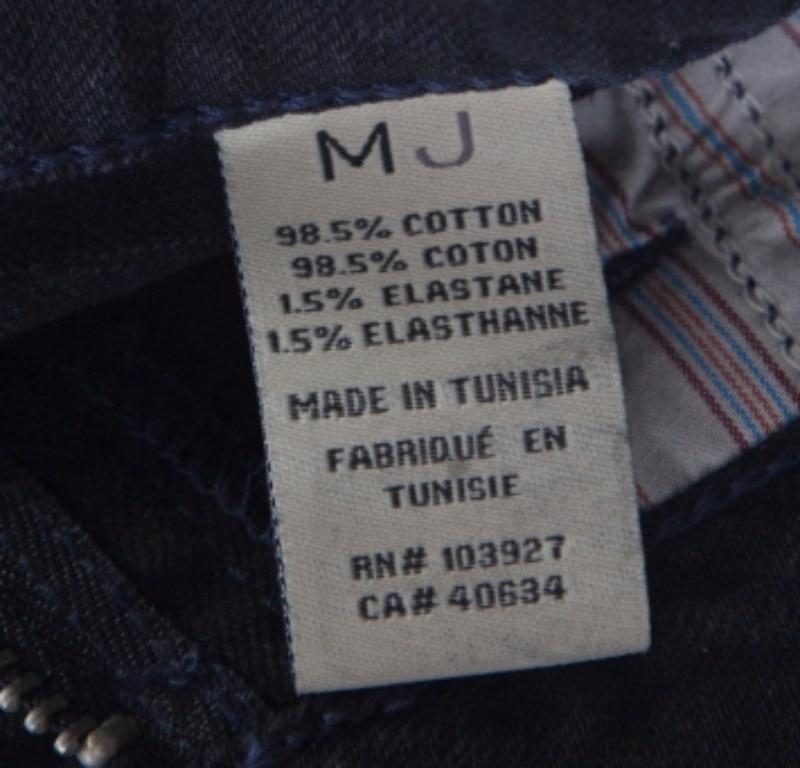 Nero Marc by Marc jacobs Gonna con dettaglio a fessura in denim lavato nero M. in vendita