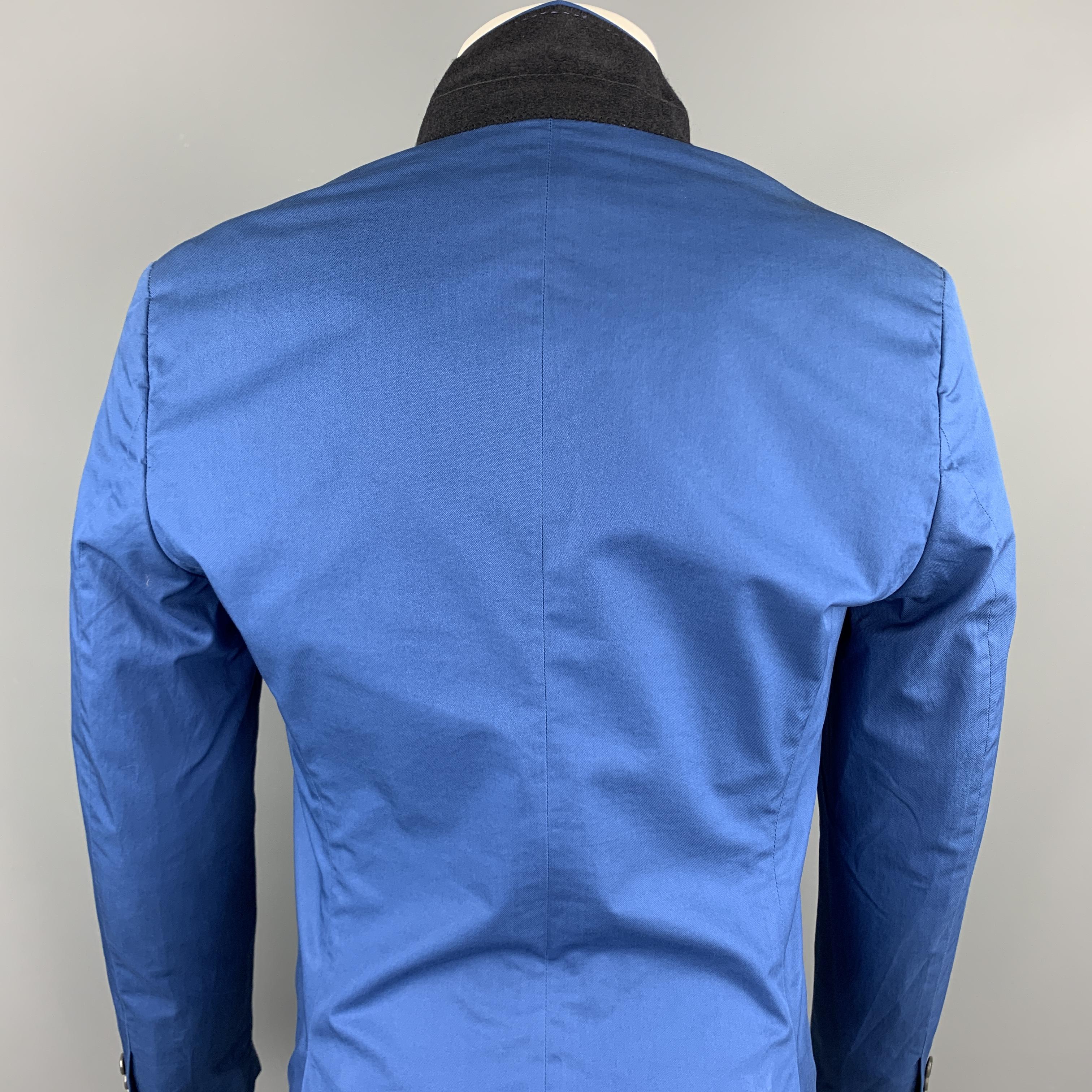 MARC by MARC JACOBS Blue Cotton Notch Lapel Sport Coat 1