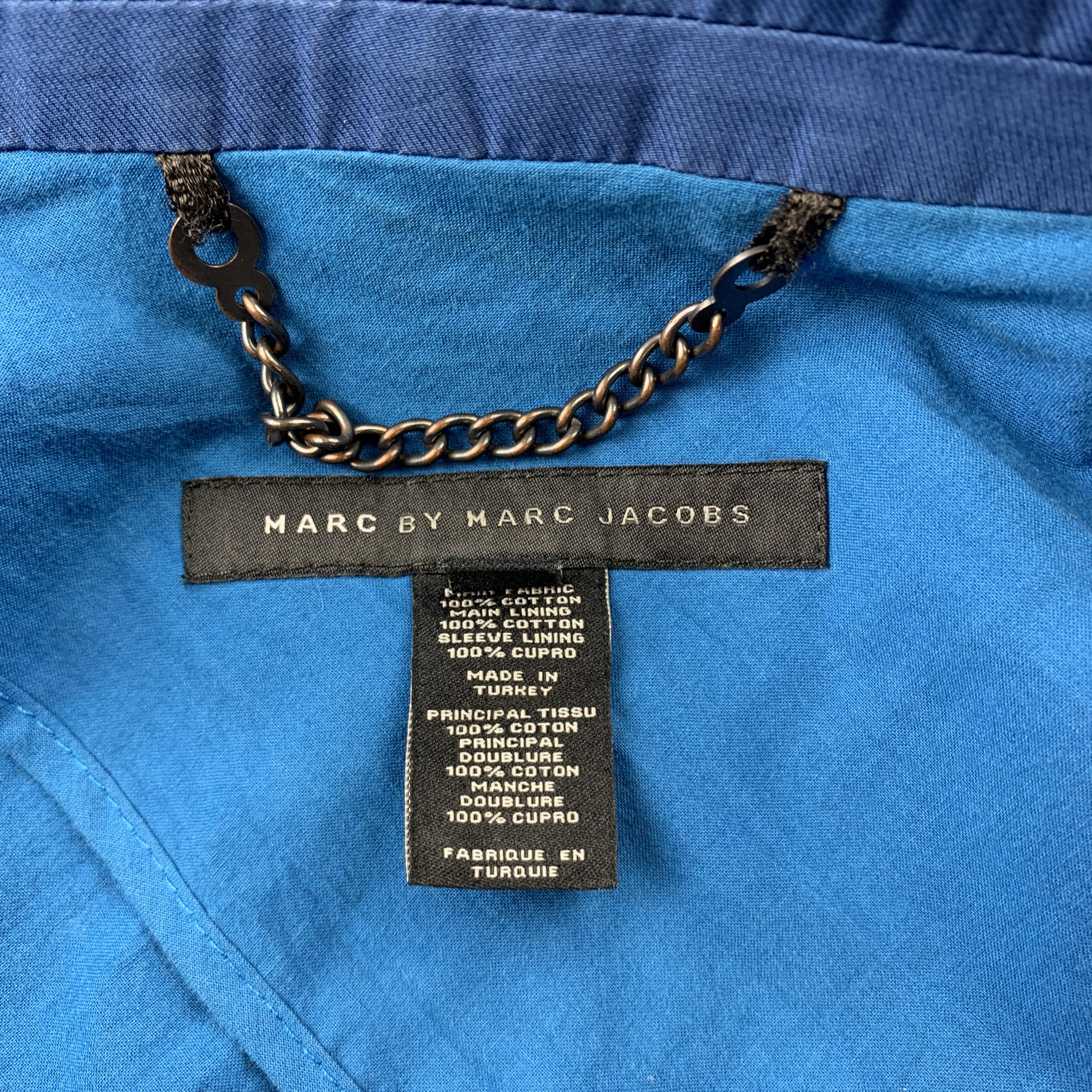 MARC by MARC JACOBS Blue Cotton Notch Lapel Sport Coat 2