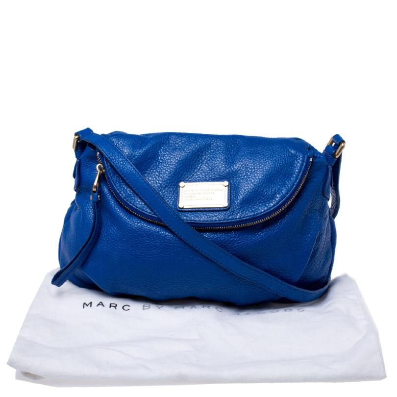 Marc by Marc Jacobs Blue Leather Classic Q Natasha Flap Bag 4