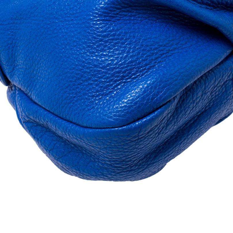 Marc by Marc Jacobs Blue Leather Classic Q Natasha Flap Bag 1