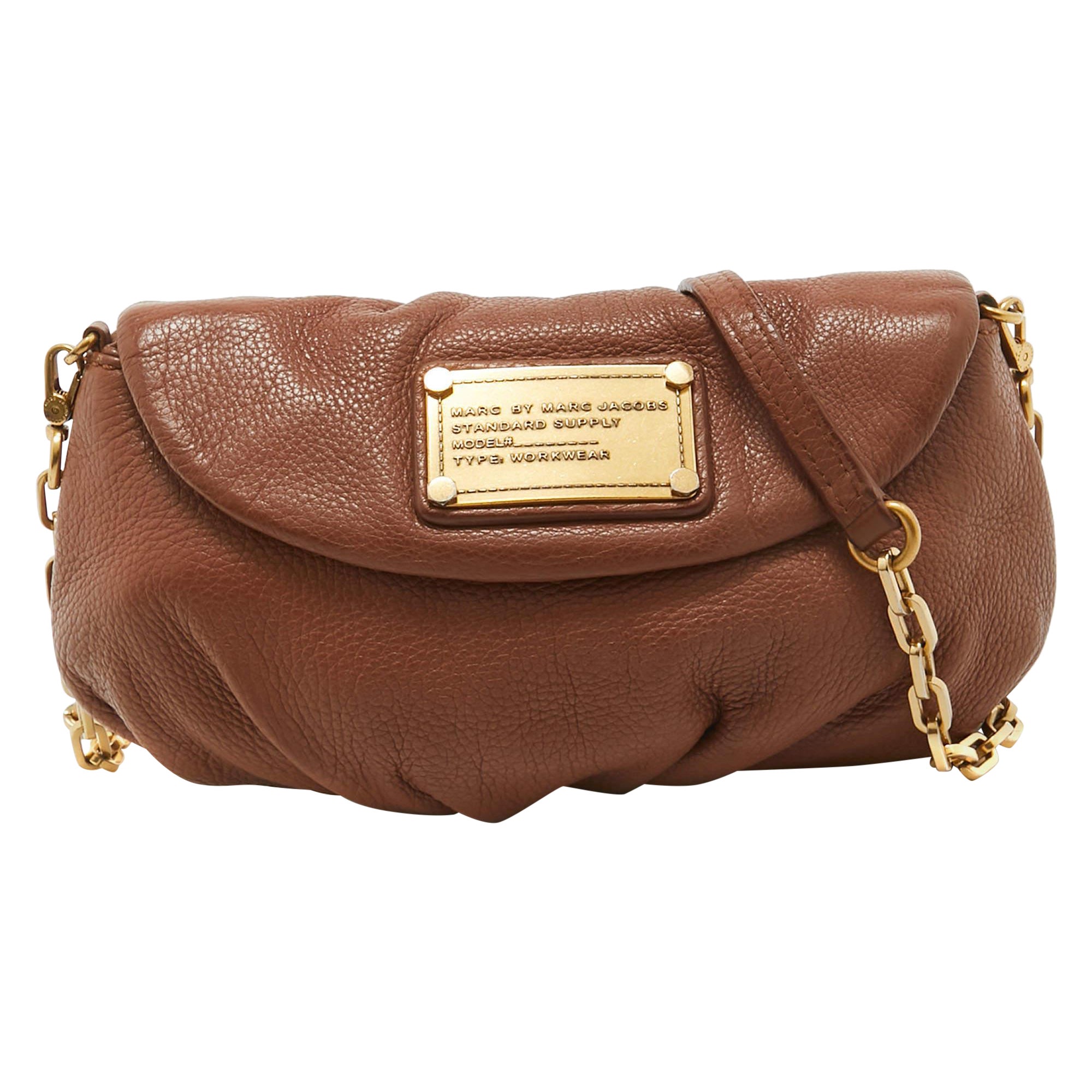 Marc by Marc Jacobs Brown Leather Classic Q Karlie Crossbody Bag