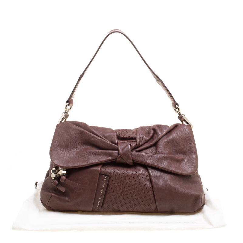 Marc by Marc Jacobs Brown Leather Hillsy Shoulder Bag 5