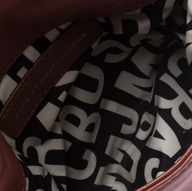 Marc by Marc Jacobs - Sac à bandoulière en cuir marron « Petal to the Metal » 2